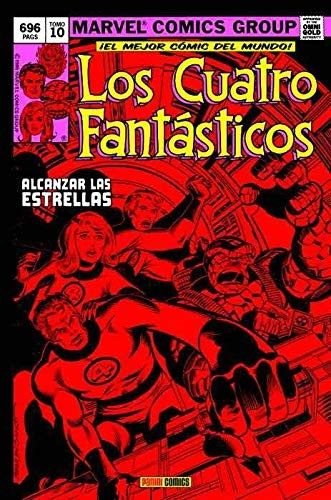 Portada de Los Cuatro Fantásticos. Marvel Gold (Omnigold) nº 10