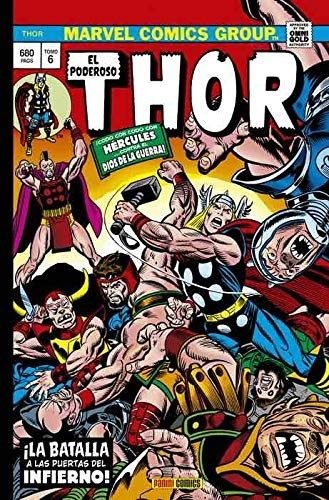 Portada de El Poderoso Thor. Marvel Gold (Omnigold) nº 6