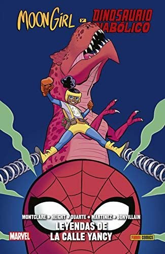 Portada de Moon Girl y Dinosaurio Diabólico. 100% Marvel HC nº 8