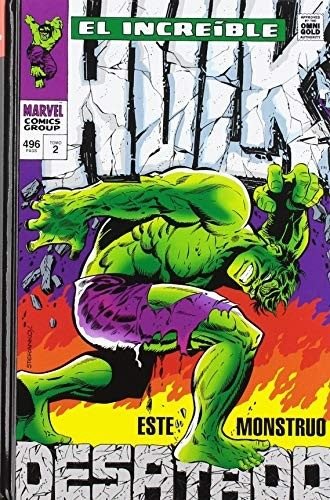 Portada de El Increible Hulk. Marvel Gold (Omnigold) nº 2