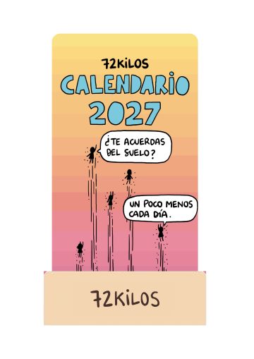 Calendario mesa de tarjetas 2027 - 72 kilos