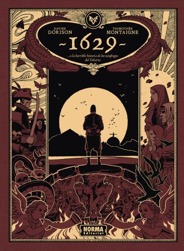 Portada de 1629... O LA HORRIBLE HISTORIA DE LOS NÁUFRAGOS DEL YAKARTA. SEGUNDA PARTE: LA ISLA ROJA