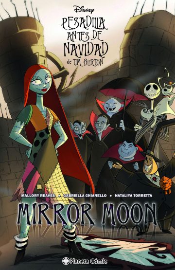 Portada de Pesadilla antes de Navidad: Mirror Moon (manga)